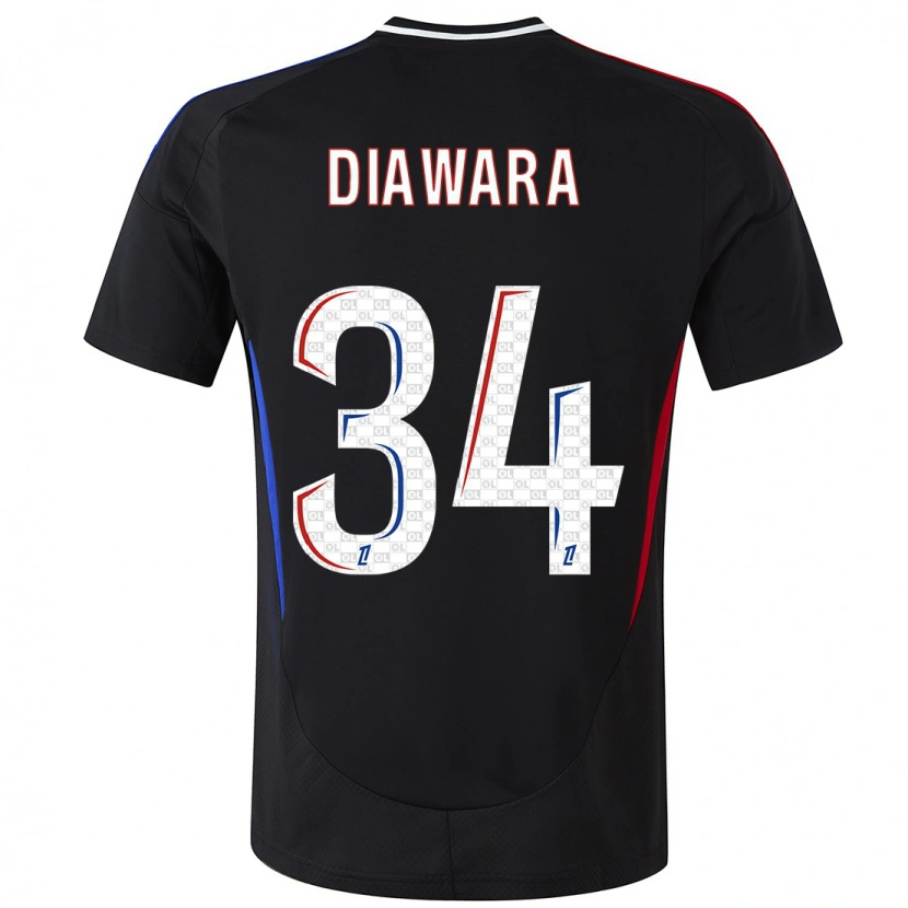 Danxen Kinder Mahamadou Diawara #34 Schwarz Auswärtstrikot Trikot 2024/25 T-Shirt Schweiz