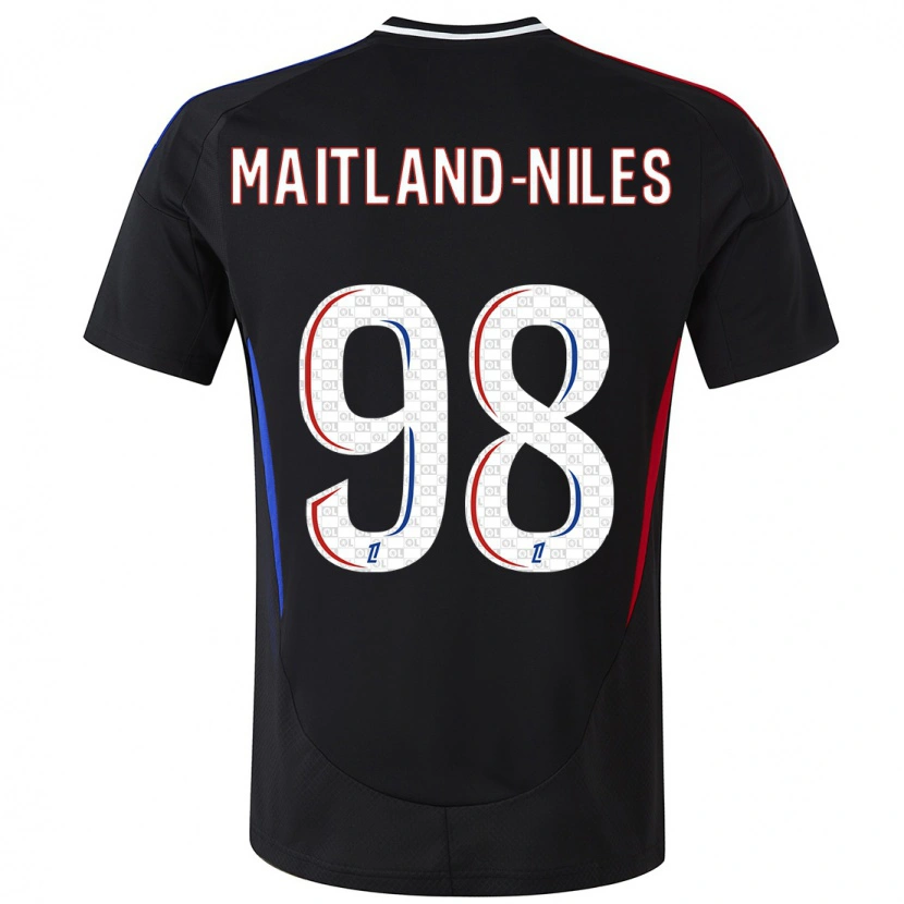 Danxen Kinder Ainsley Maitland-Niles #98 Schwarz Auswärtstrikot Trikot 2024/25 T-Shirt Schweiz