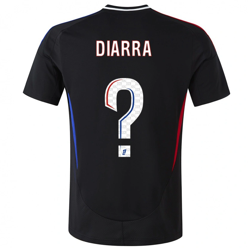 Danxen Kinder Lassine Diarra #0 Schwarz Auswärtstrikot Trikot 2024/25 T-Shirt Schweiz