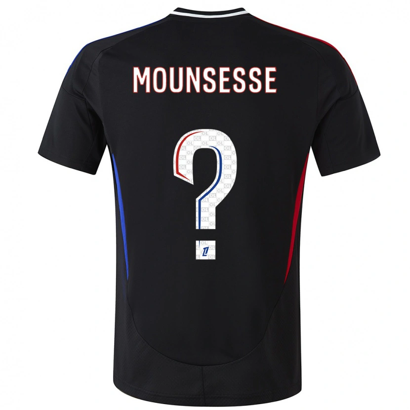 Danxen Kinder Jérémy Mounsesse #0 Schwarz Auswärtstrikot Trikot 2024/25 T-Shirt Schweiz