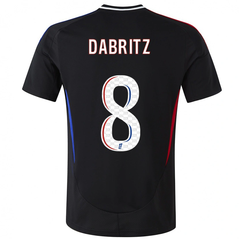 Danxen Kinder Sara Däbritz #8 Schwarz Auswärtstrikot Trikot 2024/25 T-Shirt Schweiz