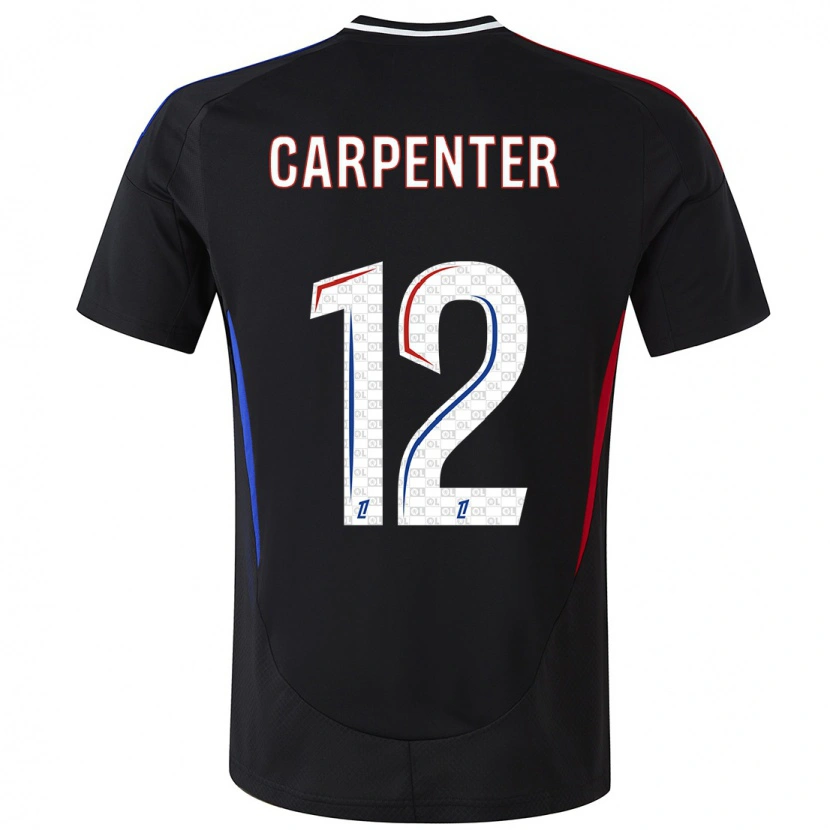 Danxen Kinder Ellie Carpenter #12 Schwarz Auswärtstrikot Trikot 2024/25 T-Shirt Schweiz