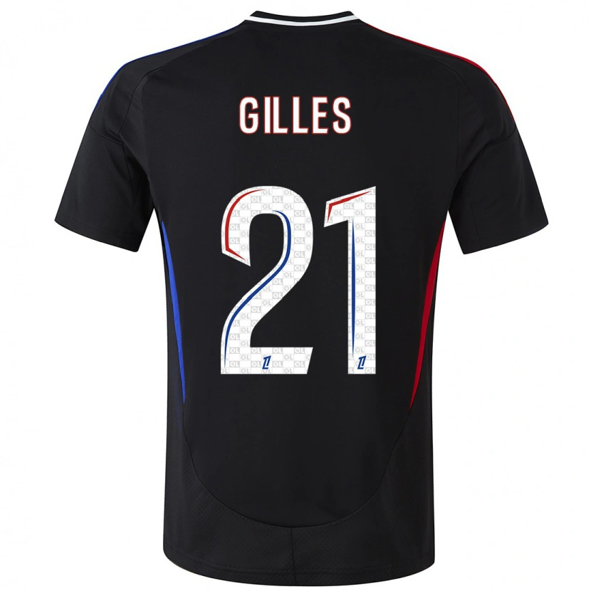 Danxen Kinder Vanessa Gilles #21 Schwarz Auswärtstrikot Trikot 2024/25 T-Shirt Schweiz