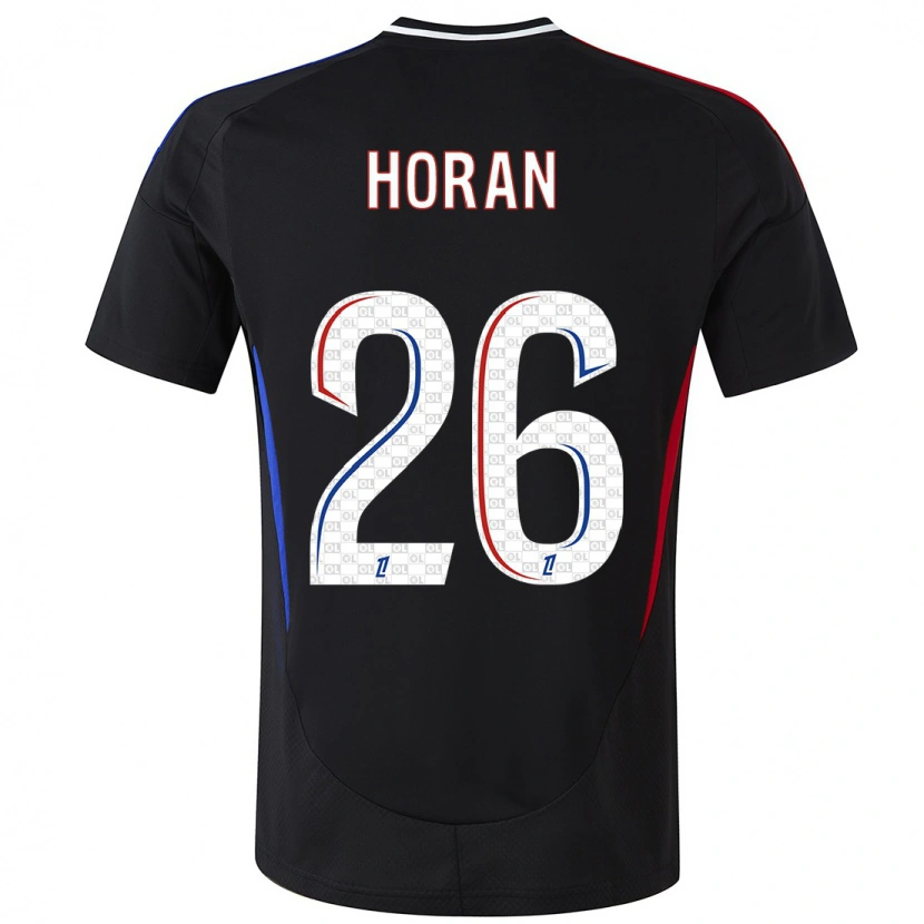 Danxen Kinder Lindsey Horan #26 Schwarz Auswärtstrikot Trikot 2024/25 T-Shirt Schweiz