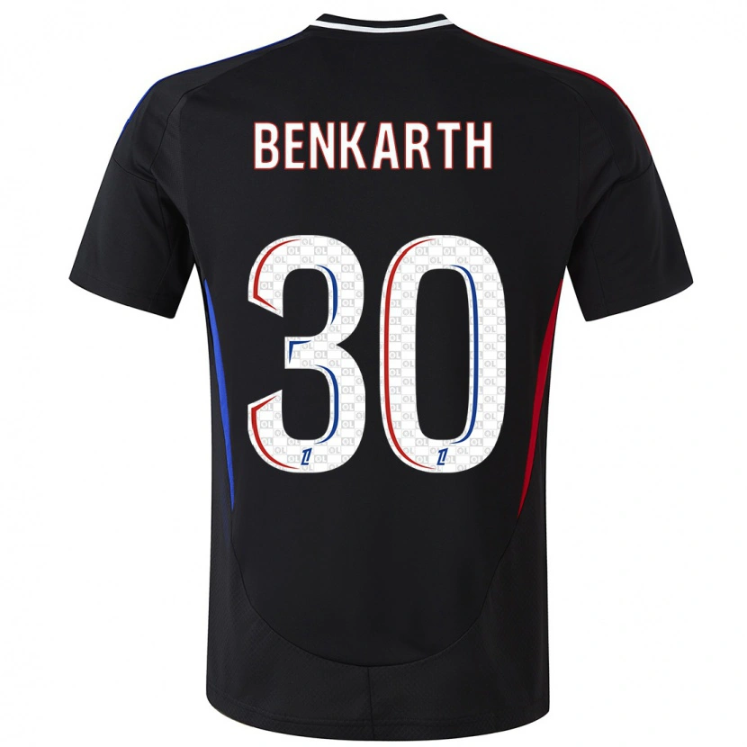 Danxen Kinder Laura Benkarth #30 Schwarz Auswärtstrikot Trikot 2024/25 T-Shirt Schweiz