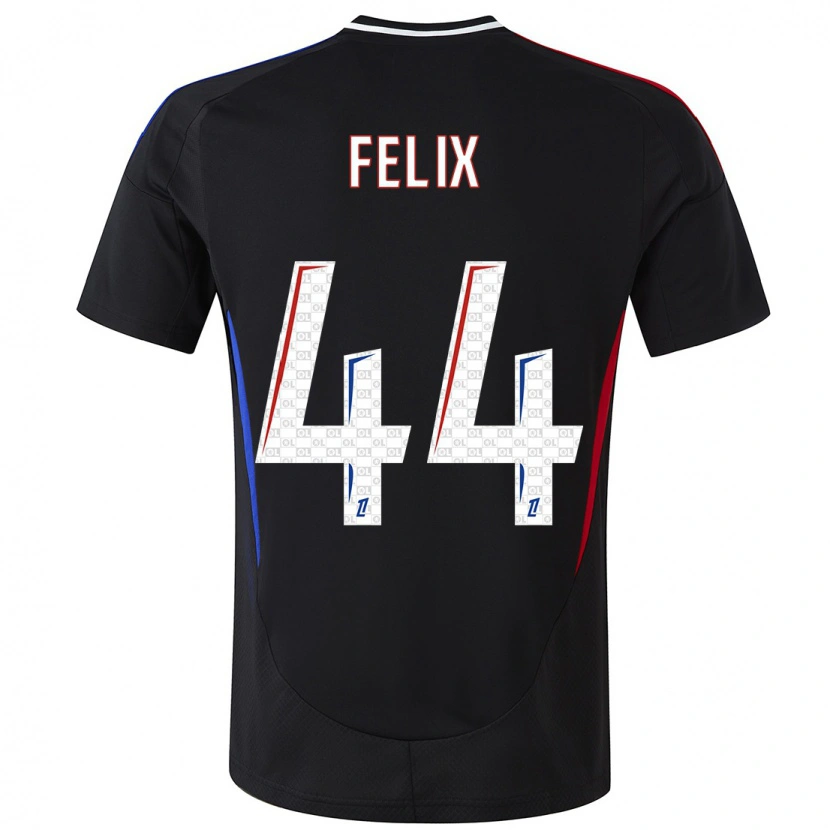 Danxen Kinder Marley Felix #44 Schwarz Auswärtstrikot Trikot 2024/25 T-Shirt Schweiz