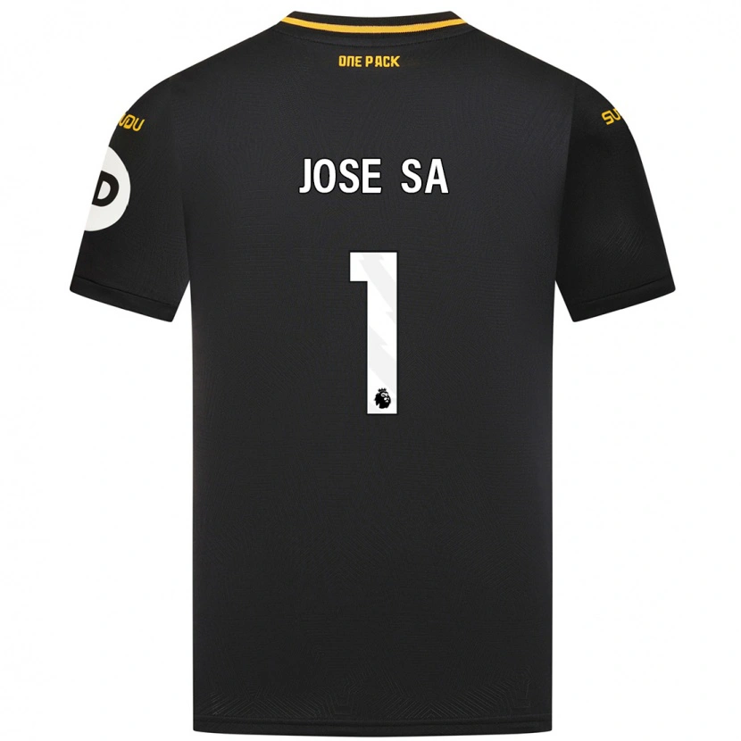 Danxen Kinder José Sá #1 Schwarz Auswärtstrikot Trikot 2024/25 T-Shirt Schweiz