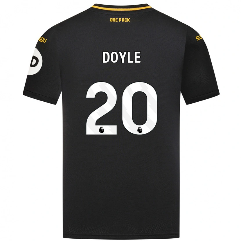 Danxen Kinder Tommy Doyle #20 Schwarz Auswärtstrikot Trikot 2024/25 T-Shirt Schweiz