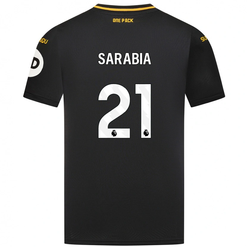 Danxen Kinder Pablo Sarabia #21 Schwarz Auswärtstrikot Trikot 2024/25 T-Shirt Schweiz