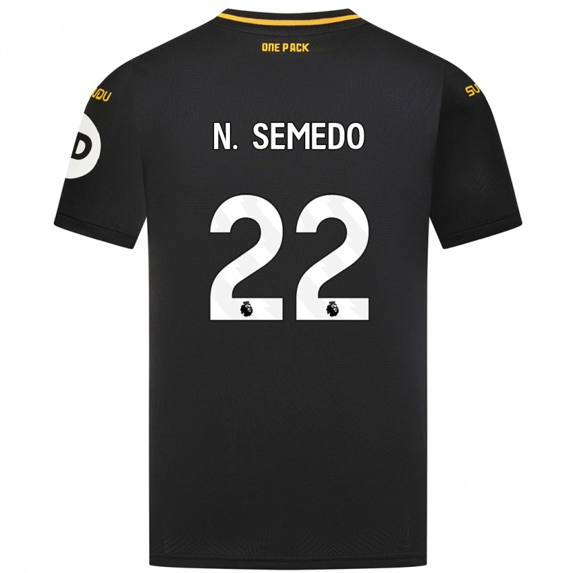 Danxen Kinder Nélson Semedo #22 Schwarz Auswärtstrikot Trikot 2024/25 T-Shirt Schweiz