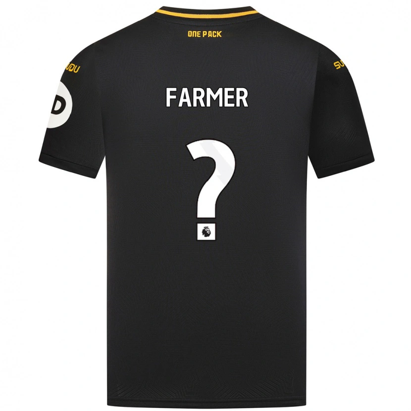 Danxen Kinder Owen Farmer #0 Schwarz Auswärtstrikot Trikot 2024/25 T-Shirt Schweiz