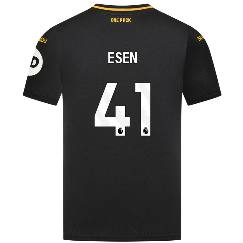 Danxen Kinder Josh Esen #41 Schwarz Auswärtstrikot Trikot 2024/25 T-Shirt Schweiz