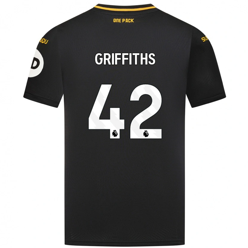 Danxen Kinder Harvey Griffiths #42 Schwarz Auswärtstrikot Trikot 2024/25 T-Shirt Schweiz