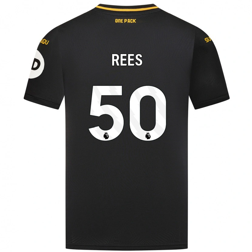 Danxen Kinder Mason Rees #50 Schwarz Auswärtstrikot Trikot 2024/25 T-Shirt Schweiz