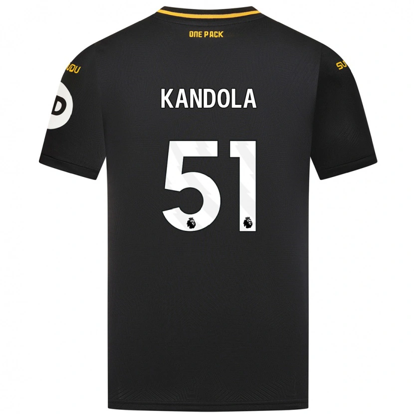 Danxen Kinder Kam Kandola #51 Schwarz Auswärtstrikot Trikot 2024/25 T-Shirt Schweiz