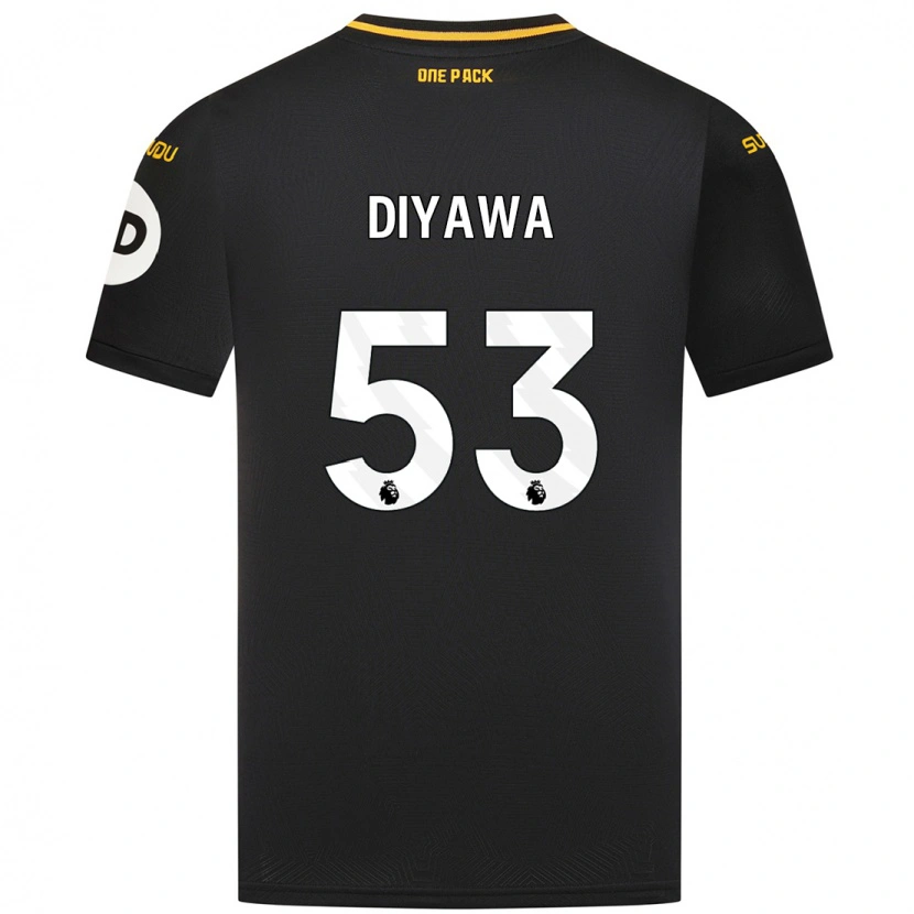 Danxen Kinder Aaron Keto-Diyawa #53 Schwarz Auswärtstrikot Trikot 2024/25 T-Shirt Schweiz