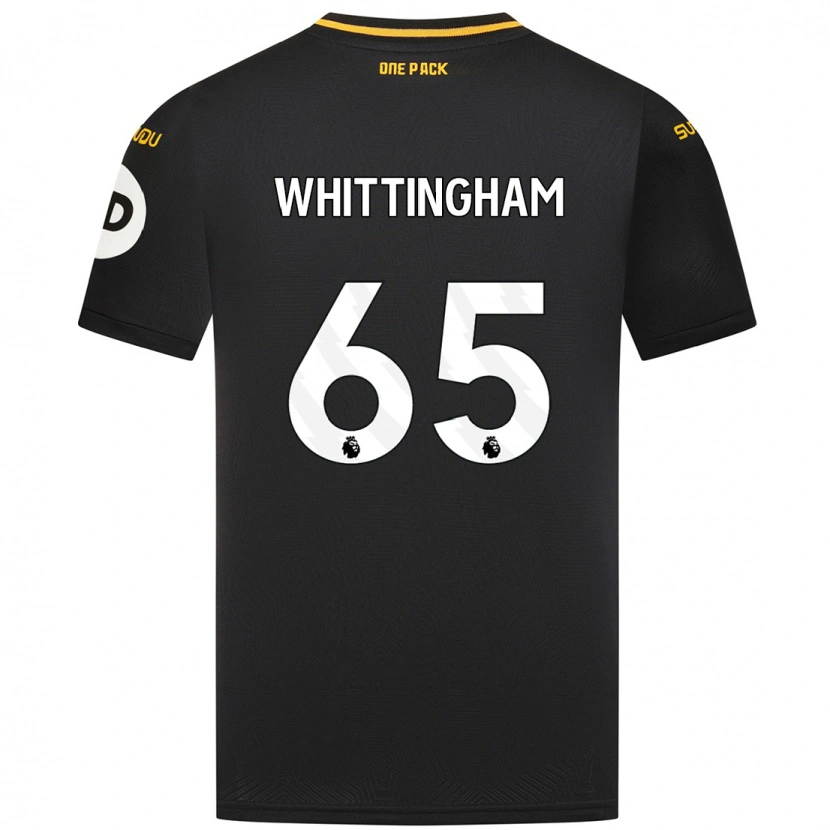 Danxen Kinder Matthew Whittingham #65 Schwarz Auswärtstrikot Trikot 2024/25 T-Shirt Schweiz