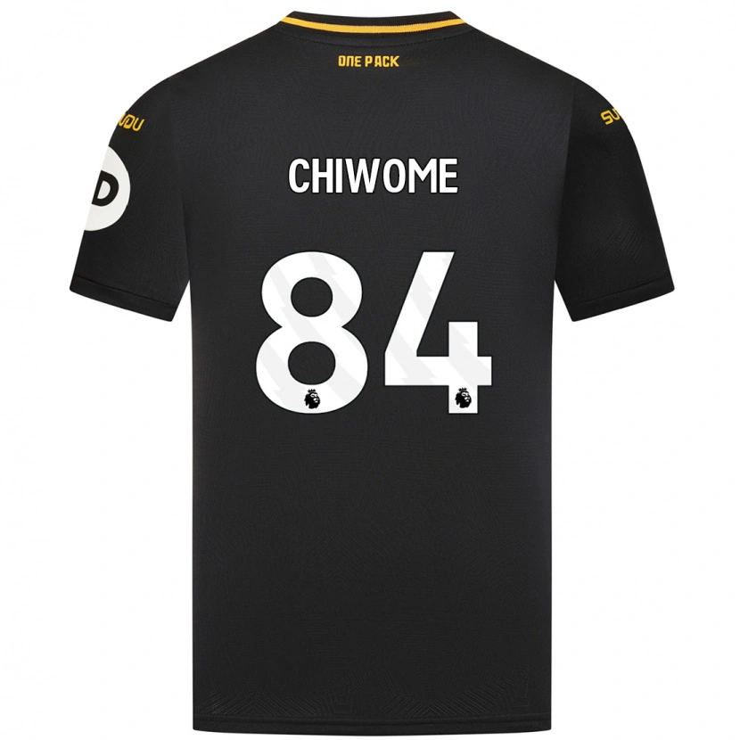 Danxen Kinder Leon Chiwome #84 Schwarz Auswärtstrikot Trikot 2024/25 T-Shirt Schweiz