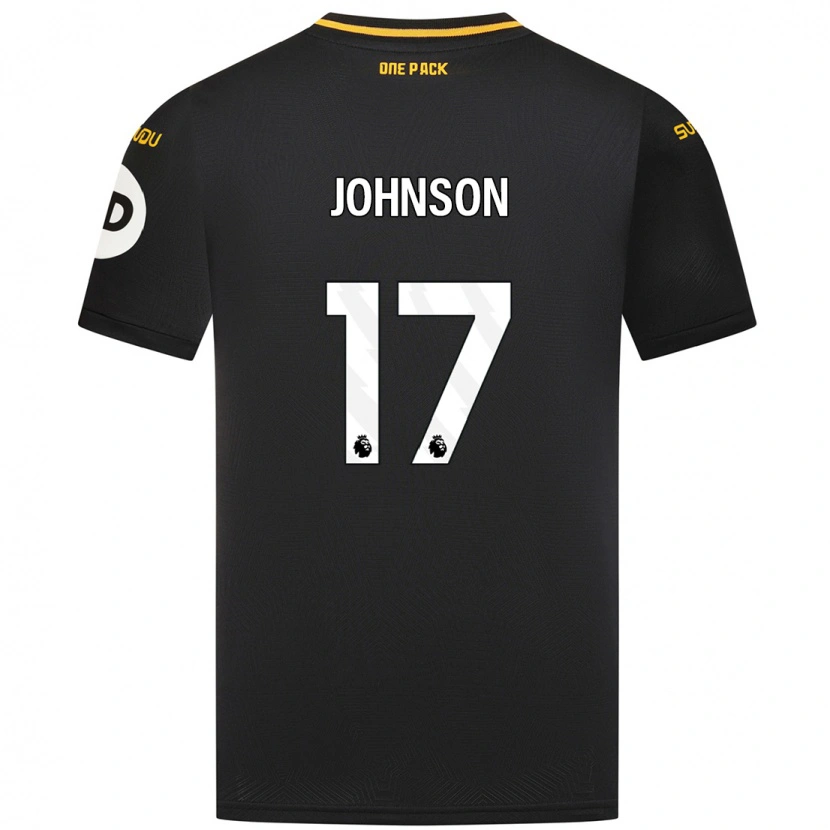 Danxen Kinder Katie Johnson #17 Schwarz Auswärtstrikot Trikot 2024/25 T-Shirt Schweiz