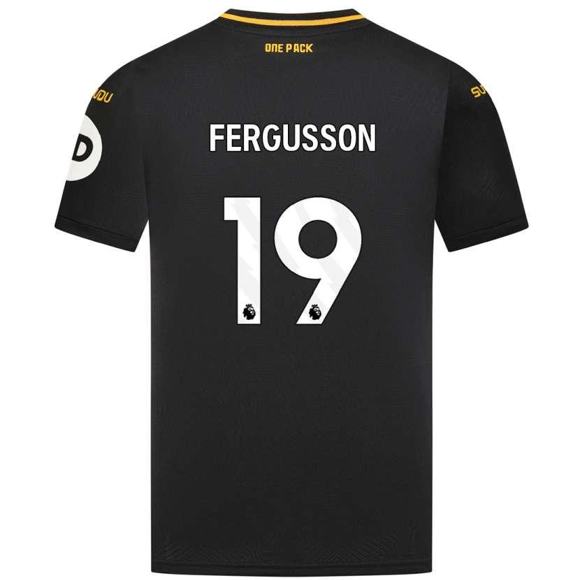 Danxen Kinder Liv Fergusson #19 Schwarz Auswärtstrikot Trikot 2024/25 T-Shirt Schweiz