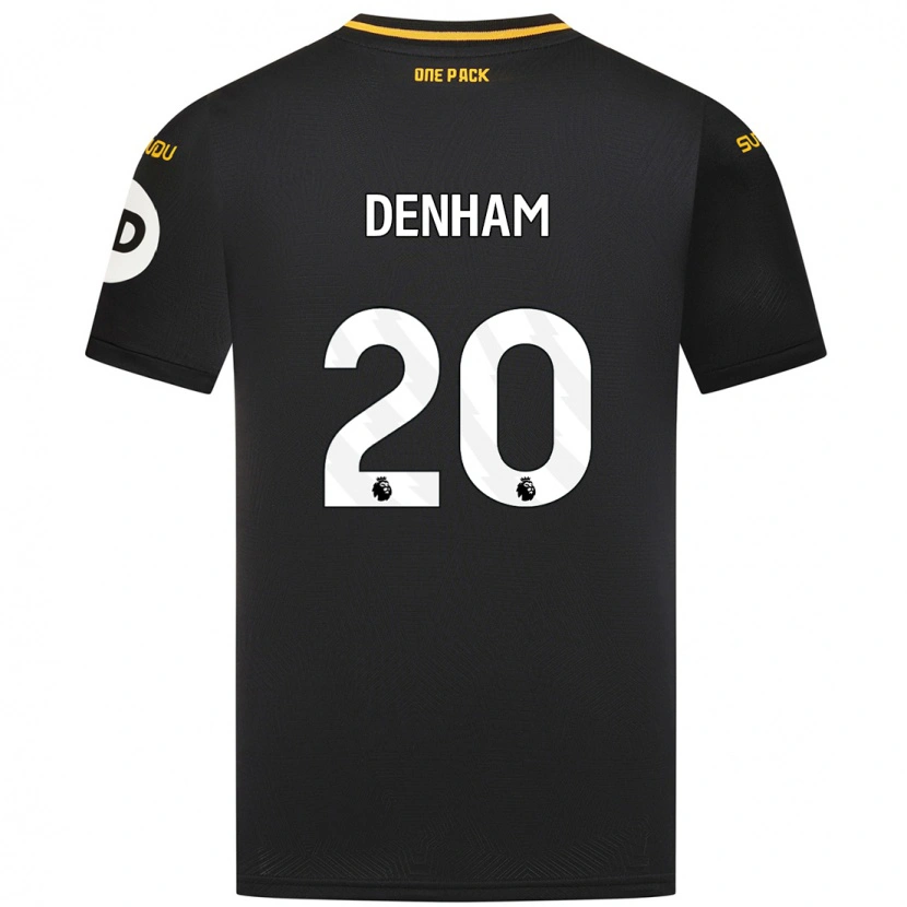 Danxen Kinder Ania Denham #20 Schwarz Auswärtstrikot Trikot 2024/25 T-Shirt Schweiz