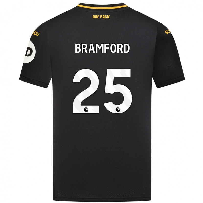 Danxen Kinder Sophie Bramford #25 Schwarz Auswärtstrikot Trikot 2024/25 T-Shirt Schweiz