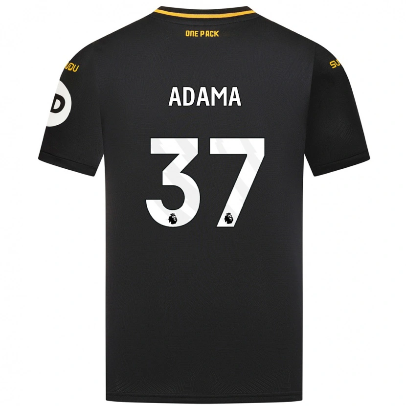 Danxen Kinder Adama Traore #37 Schwarz Auswärtstrikot Trikot 2024/25 T-Shirt Schweiz