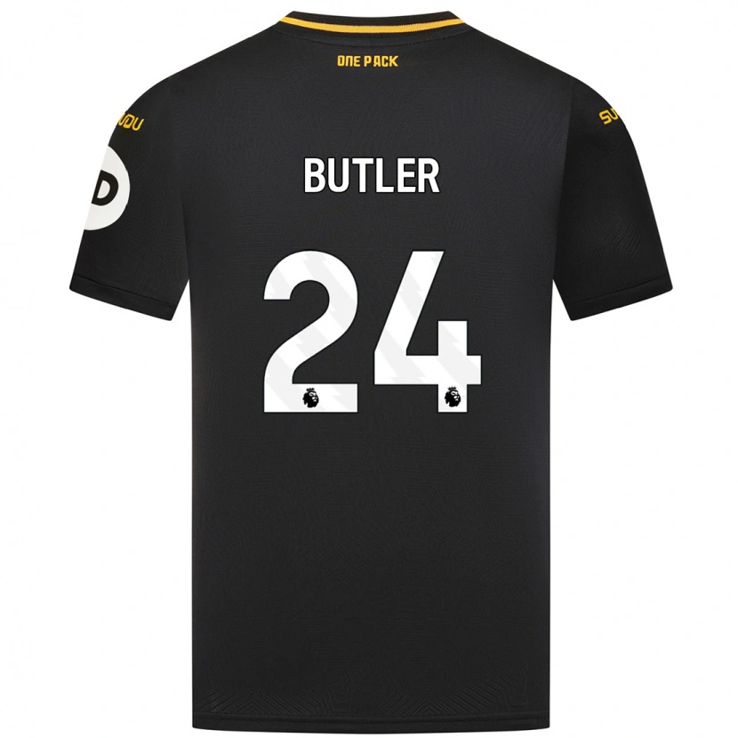 Danxen Kinder Elli Butler #24 Schwarz Auswärtstrikot Trikot 2024/25 T-Shirt Schweiz