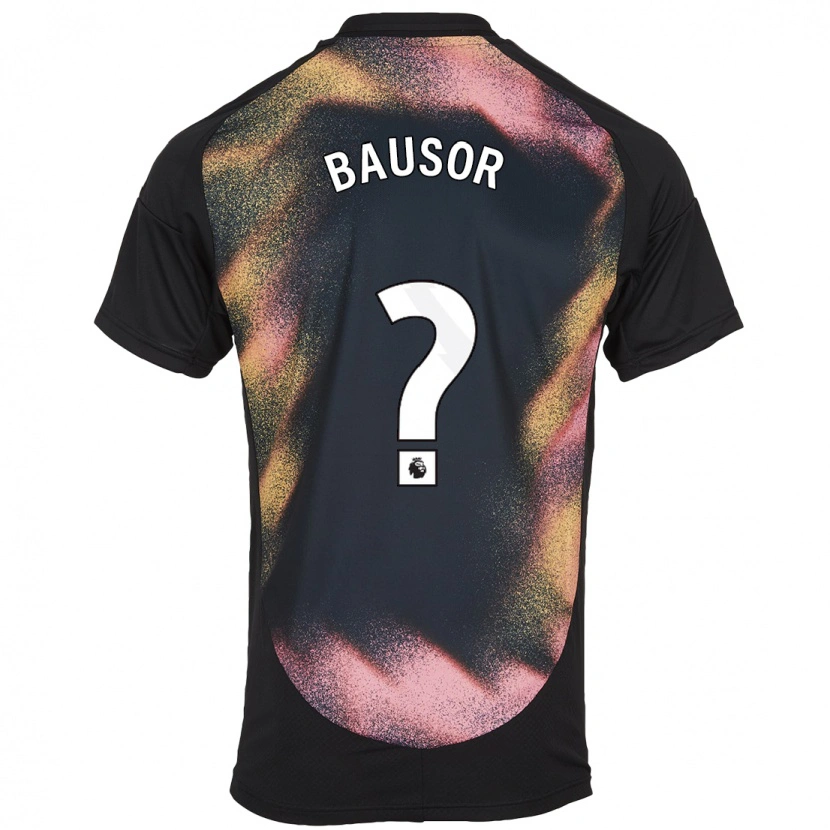 Danxen Kinder Stevie Bausor #0 Schwarz Weiß Auswärtstrikot Trikot 2024/25 T-Shirt Schweiz