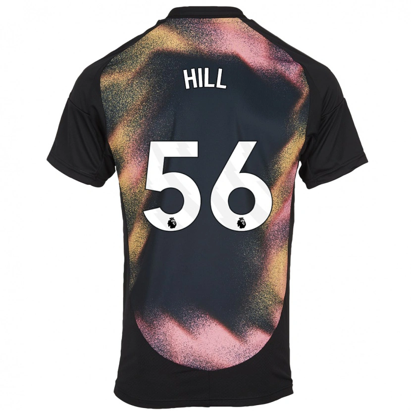 Danxen Kinder Deniche Hill #56 Schwarz Weiß Auswärtstrikot Trikot 2024/25 T-Shirt Schweiz