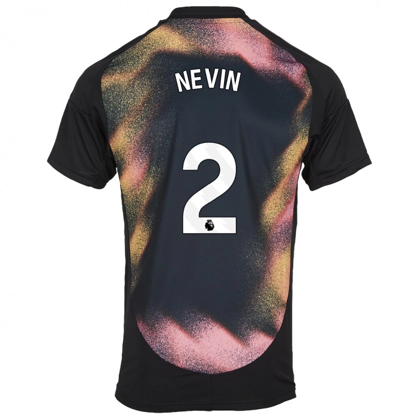 Danxen Kinder Courtney Nevin #2 Schwarz Weiß Auswärtstrikot Trikot 2024/25 T-Shirt Schweiz