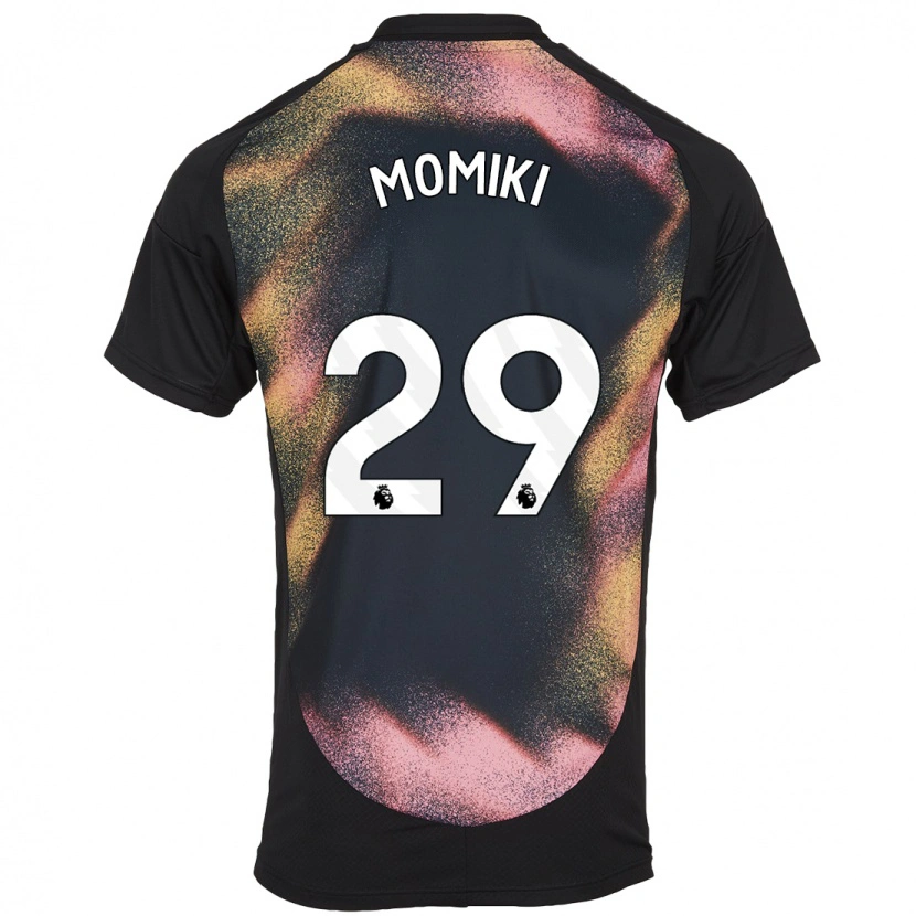 Danxen Kinder Yuka Momiki #29 Schwarz Weiß Auswärtstrikot Trikot 2024/25 T-Shirt Schweiz