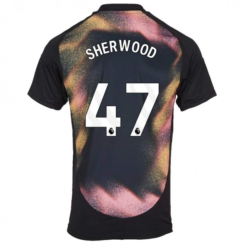 Danxen Kinder Simone Sherwood #47 Schwarz Weiß Auswärtstrikot Trikot 2024/25 T-Shirt Schweiz