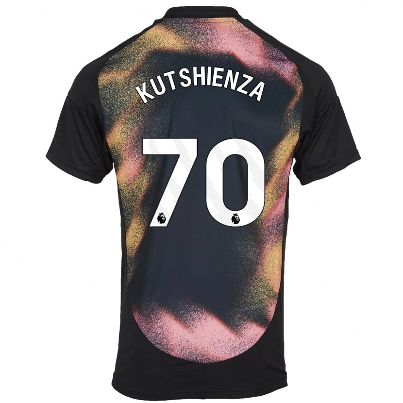 Danxen Kinder Jesper Kutshienza #70 Schwarz Weiß Auswärtstrikot Trikot 2024/25 T-Shirt Schweiz