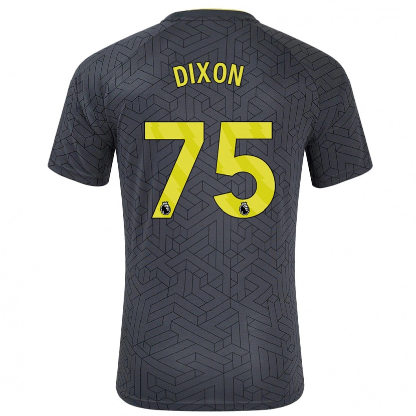 Danxen Kinder Roman Dixon #75 Schwarz Gelb Auswärtstrikot Trikot 2024/25 T-Shirt Schweiz