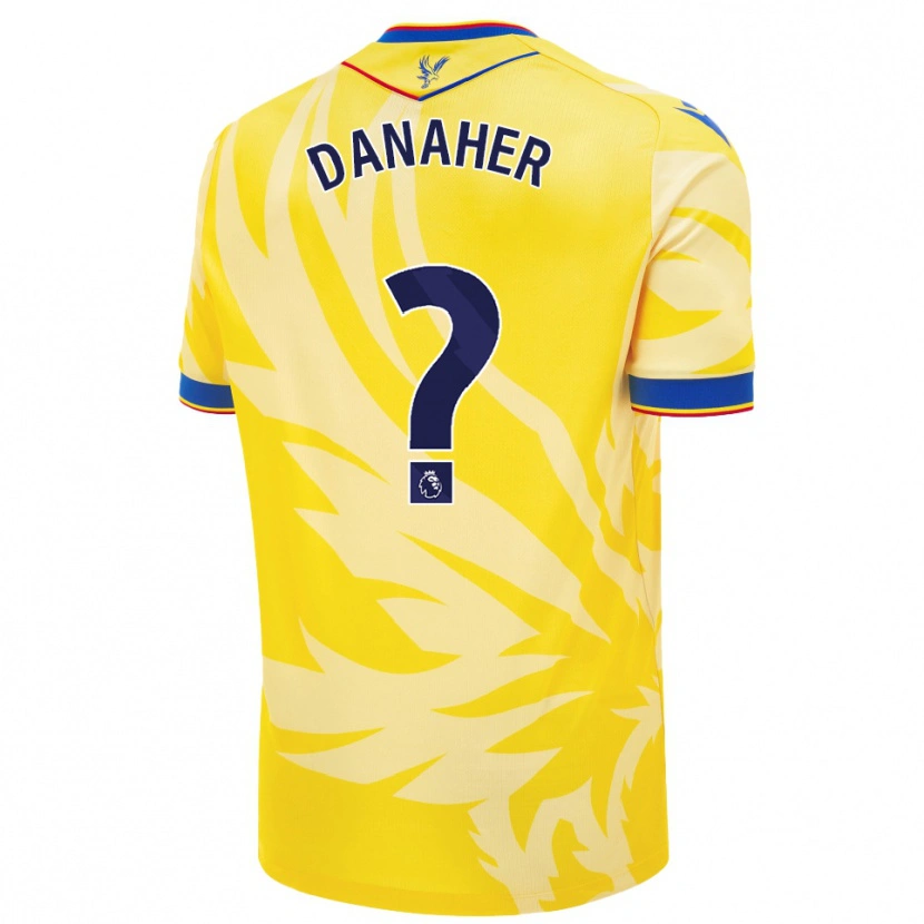 Danxen Kinder Euan Danaher #0 Gelb Auswärtstrikot Trikot 2024/25 T-Shirt Schweiz