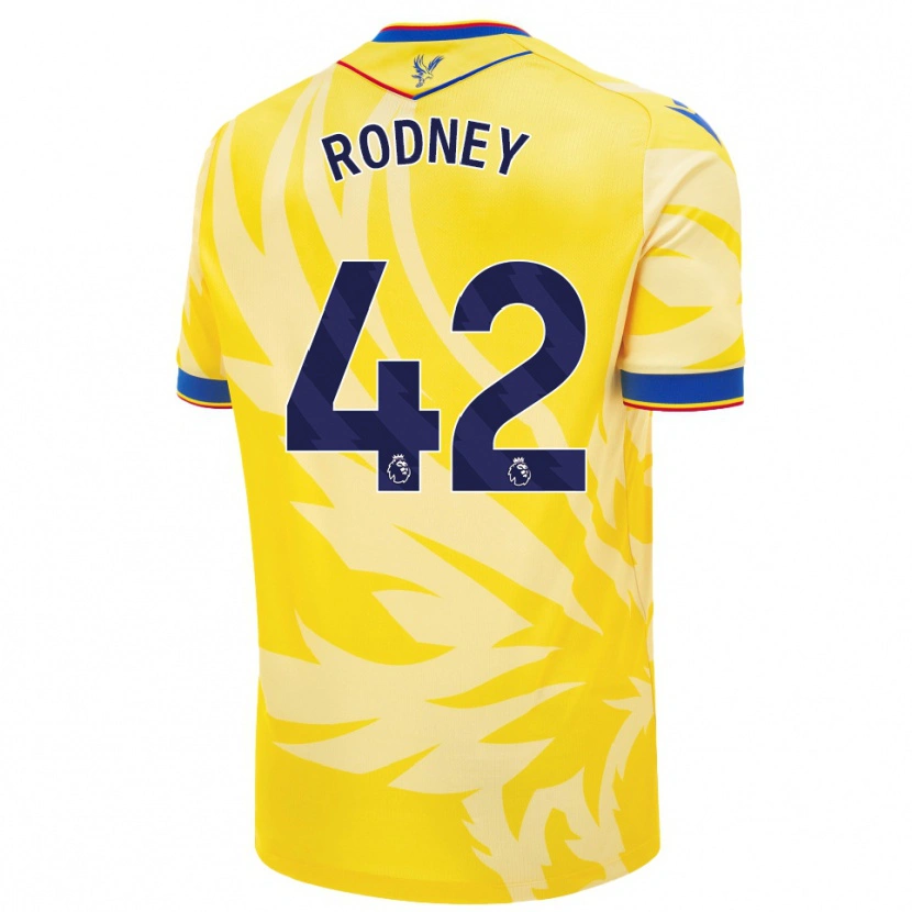 Danxen Kinder Kaden Rodney #42 Gelb Auswärtstrikot Trikot 2024/25 T-Shirt Schweiz