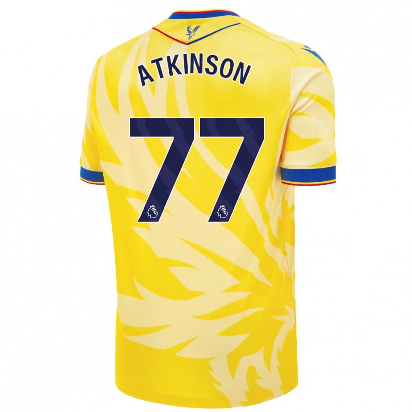 Danxen Kinder Isibeal Atkinson #77 Gelb Auswärtstrikot Trikot 2024/25 T-Shirt Schweiz