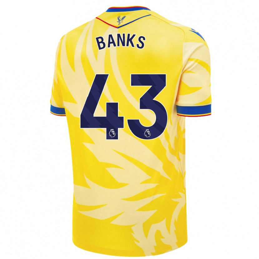 Danxen Kinder Scott Banks #43 Gelb Auswärtstrikot Trikot 2024/25 T-Shirt Schweiz