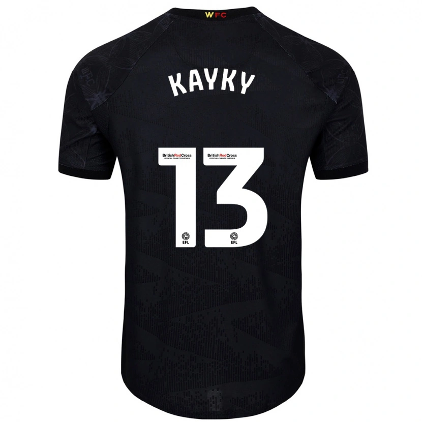 Danxen Kinder Kayky Almeida #13 Schwarz Weiß Auswärtstrikot Trikot 2024/25 T-Shirt Schweiz