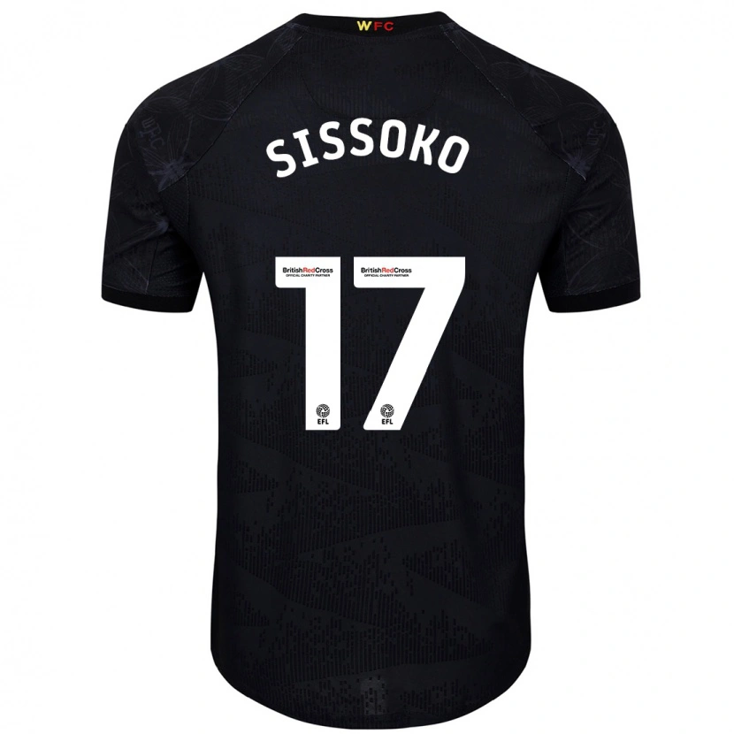 Danxen Kinder Moussa Sissoko #17 Schwarz Weiß Auswärtstrikot Trikot 2024/25 T-Shirt Schweiz