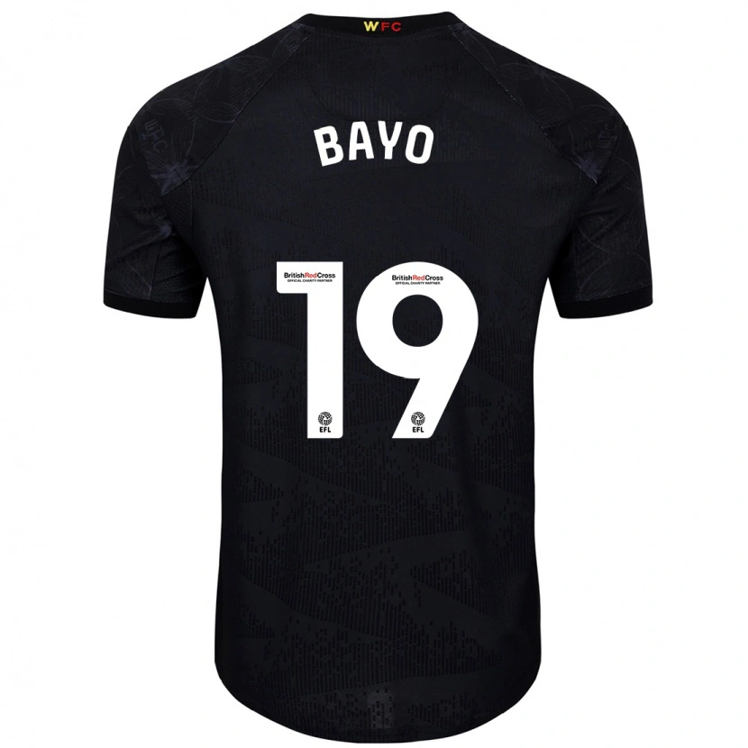 Danxen Kinder Vakoun Bayo #19 Schwarz Weiß Auswärtstrikot Trikot 2024/25 T-Shirt Schweiz