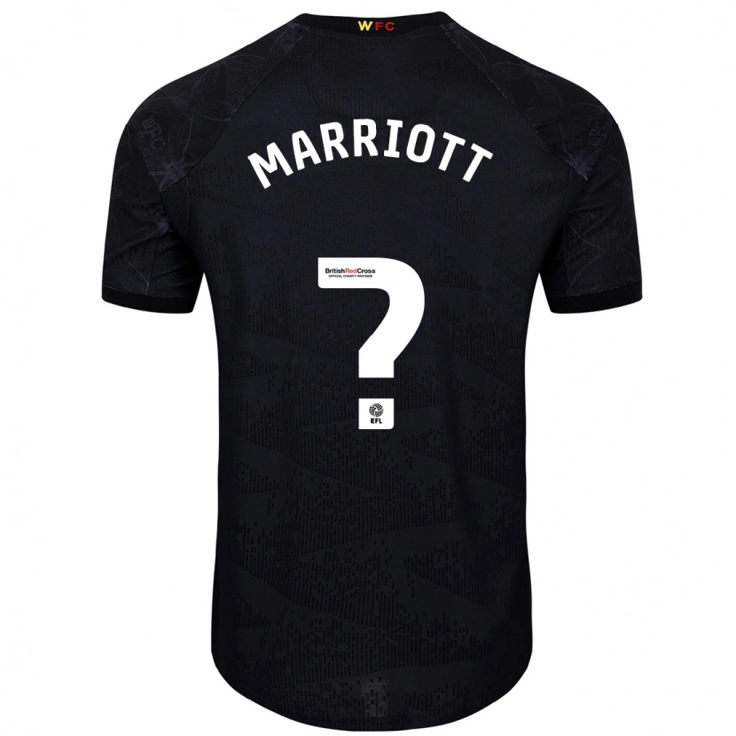 Danxen Kinder Alfie Marriott #0 Schwarz Weiß Auswärtstrikot Trikot 2024/25 T-Shirt Schweiz