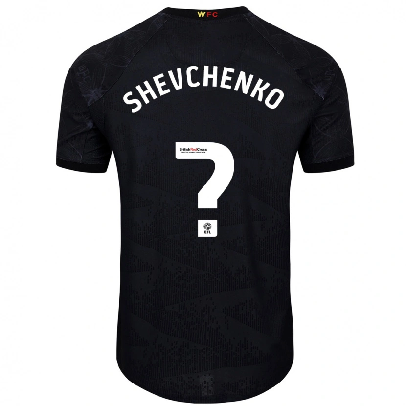 Danxen Kinder Kristian Shevchenko #0 Schwarz Weiß Auswärtstrikot Trikot 2024/25 T-Shirt Schweiz