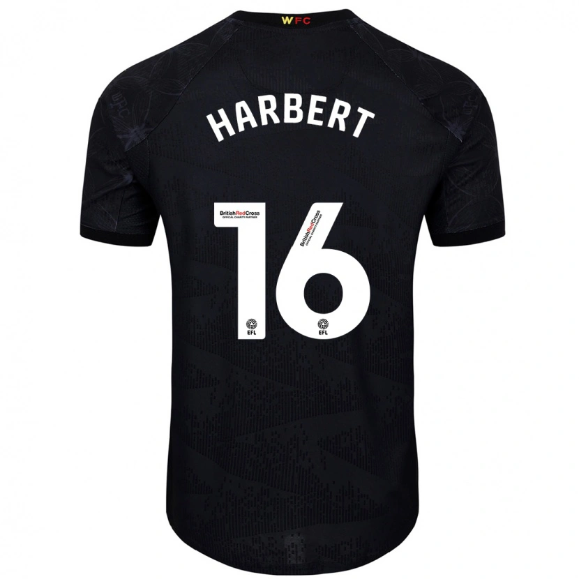 Danxen Kinder Laila Harbert #16 Schwarz Weiß Auswärtstrikot Trikot 2024/25 T-Shirt Schweiz