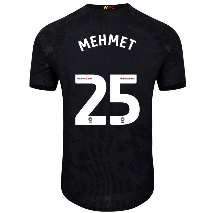 Danxen Kinder Melis Mehmet #25 Schwarz Weiß Auswärtstrikot Trikot 2024/25 T-Shirt Schweiz