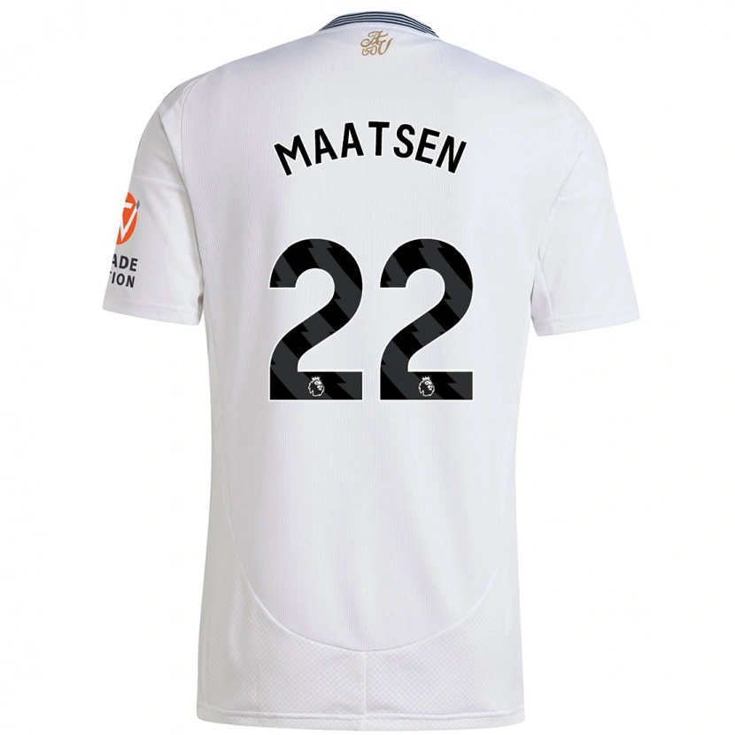 Danxen Kinder Ian Maatsen #22 Weiß Auswärtstrikot Trikot 2024/25 T-Shirt Schweiz