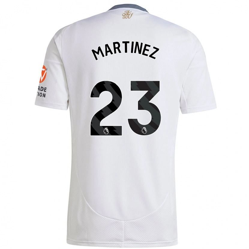 Danxen Kinder Emiliano Martínez #23 Weiß Auswärtstrikot Trikot 2024/25 T-Shirt Schweiz