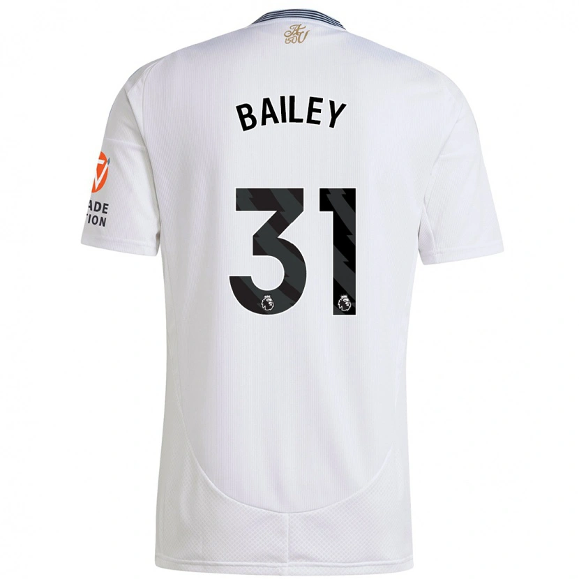 Danxen Kinder Leon Bailey #31 Weiß Auswärtstrikot Trikot 2024/25 T-Shirt Schweiz