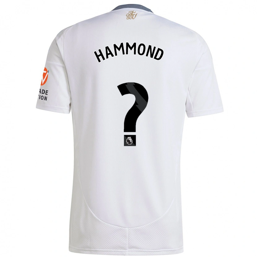 Danxen Kinder Alex Hammond #0 Weiß Auswärtstrikot Trikot 2024/25 T-Shirt Schweiz